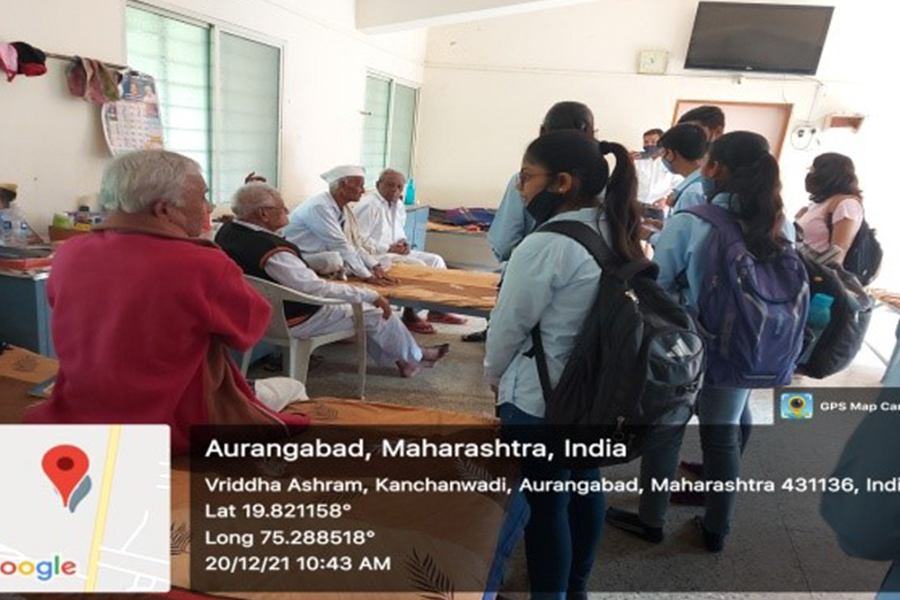 Matoshri vruddhashram visit