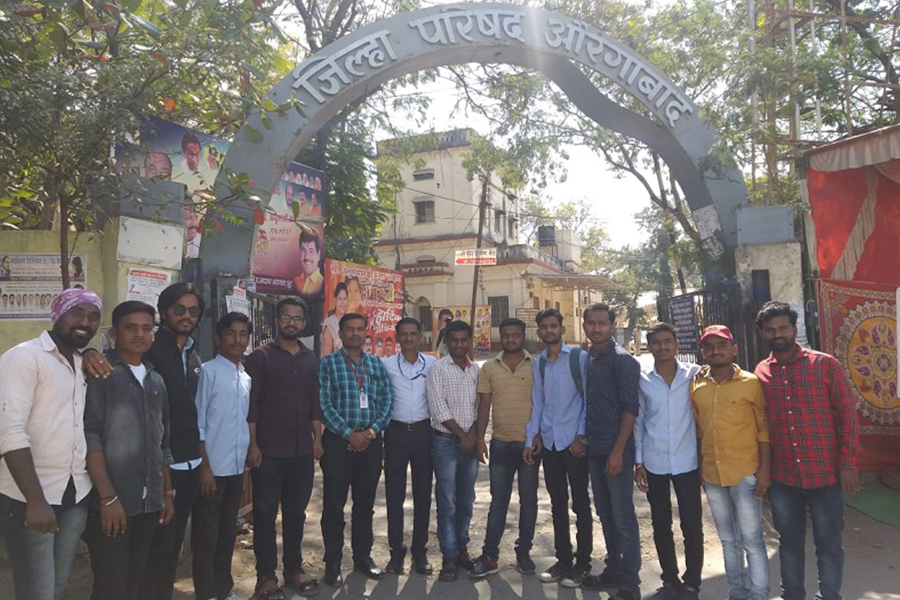 Visit to Zilha Parishad Aurangabad PG Students