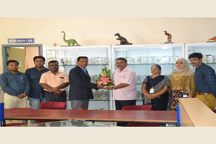 Felicitation of Dr.A.T. Kalse for Departmental Visit