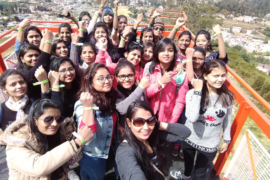 Girls Participation in Botanical Excursion