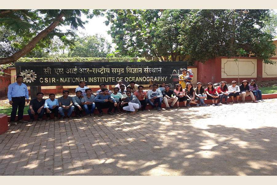 Study tour to Nation Institute of Ocenography GOA